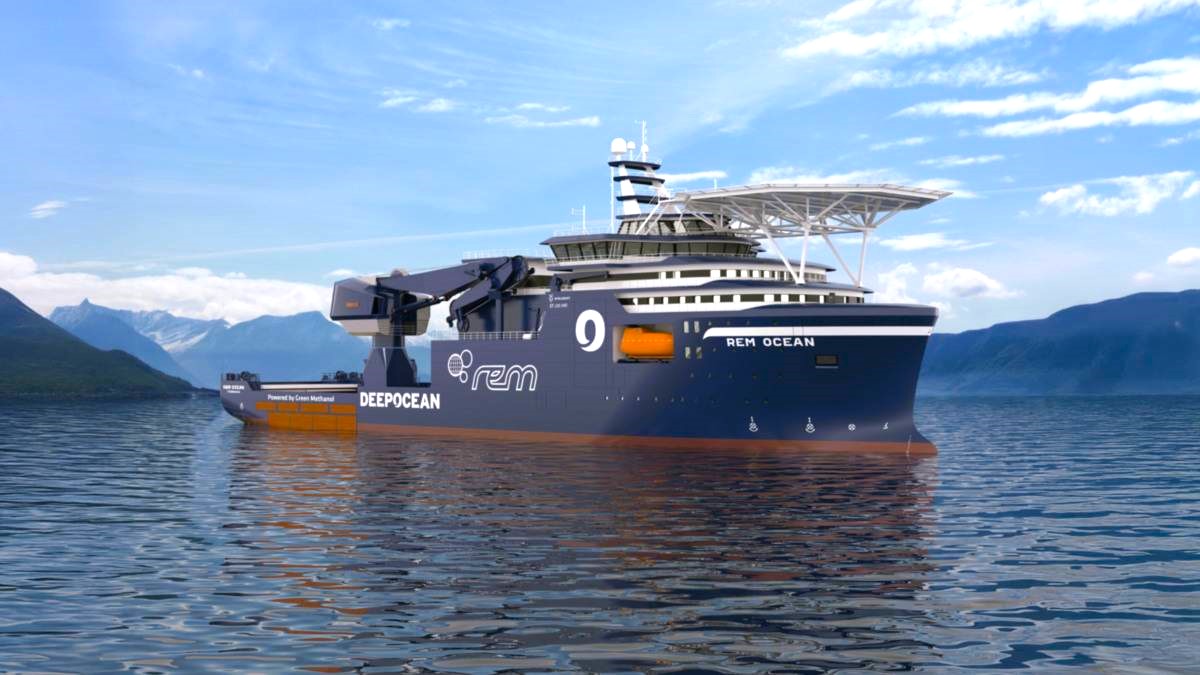 Rem Offshore第二艘甲醇预留型能源海底工程船铺设龙骨