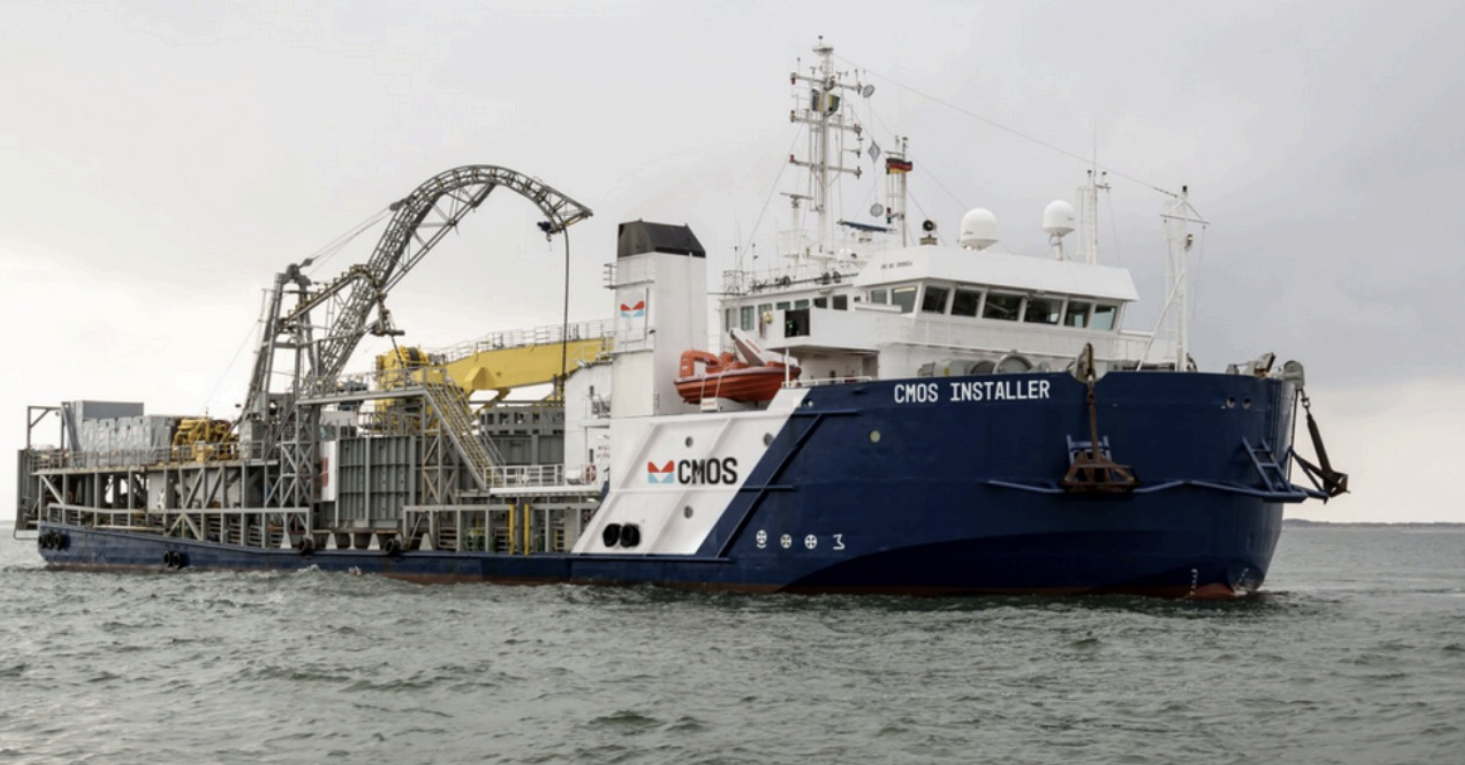 英比合资敷缆船开赴爱尔兰1.1吉瓦海上风电场